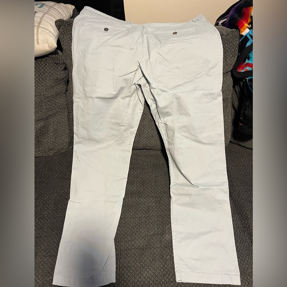 Men's light blue chinos - Picture 3 of 3